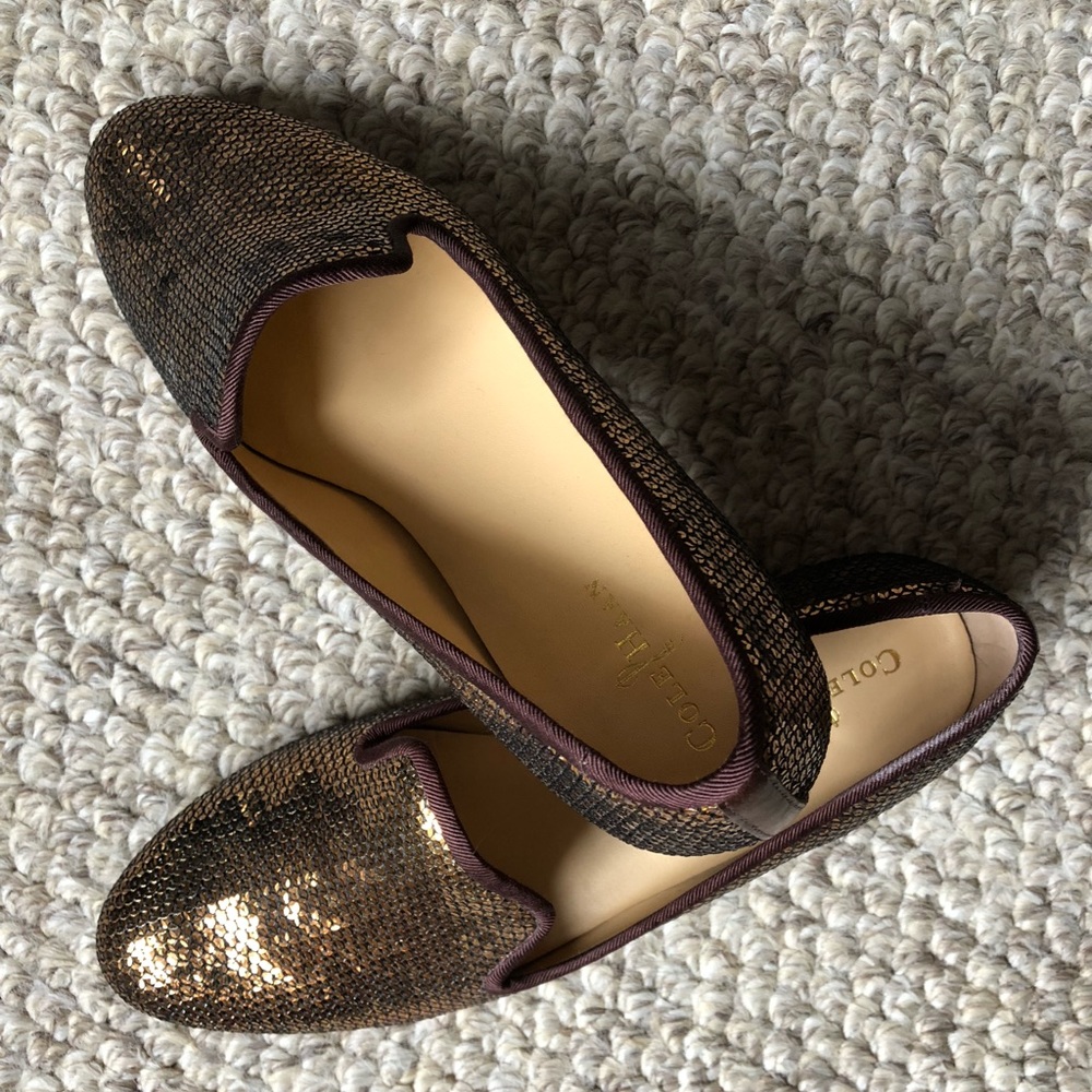 Cole Haan Size 6 Sequin Loafer